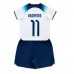 Günstige England Marcus Rashford #11 Babykleidung Heim Fussballtrikot Kinder WM 2022 Kurzarm (+ kurze hosen)